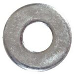 FLAT WASHER ZINC USS 1/4-IN