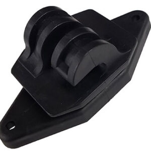 WOOD POST CLAW INSULATOR BLACK 25PK