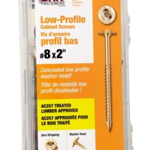 CABINET SCREW 8 X 2-IN 100 PACK