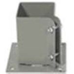 POST HOLDER BOLT DOWN BLACK 4X4-IN