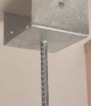 REBAR SADDLE BRACKET 13GA 6X6-IN