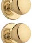 FAIRFAX PASSAGE DOOR KNOB BRASS