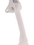 KICKDOWN DOOR STOP WHITE 4-IN