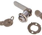 KEYED UTILITY LOCK CHROME 1/4-IN