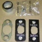 PLAIN LATCH SERVICE KIT CHROME