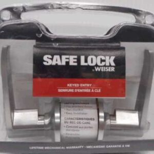 WINSTON KEYED DOOR LEVER CHROME