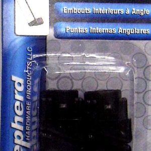 ANGLE LEG TIP BLACK 3/4-IN 4 PACK
