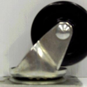 SWIVEL CASTER SOFT RUBBER 2-IN