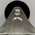 RIGID CASTER RUBBER WHEEL BLACK 2IN