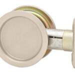 POCKET DOOR PASSAGE ROUND NICKEL