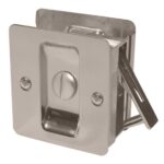 POCKET DOOR PRIVACY SQUARE NICKEL