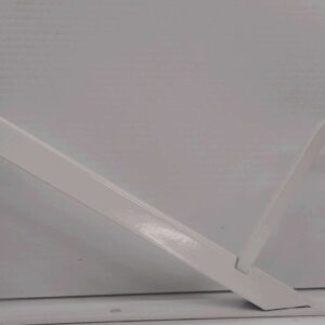 SHELF AND ROD BRACKET WHITE 11-IN