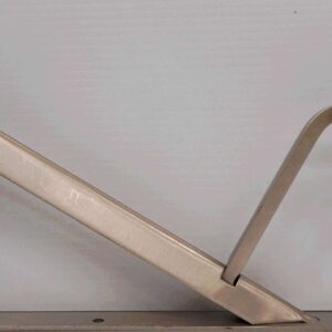 SHELF AND ROD BRACKET NICKEL 11-IN