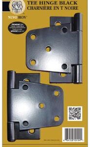 T-HINGE BLACK 4-IN 2 PACK