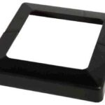 BASE PLATE COVER BLACK 4 X 4-IN