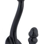 SINGLE TWO ARM HOOK BLACK 3 1/4-IN