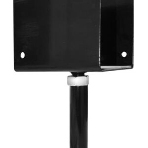 DECK SUPPORT ADJUSTABLE BLACK 6X6IN