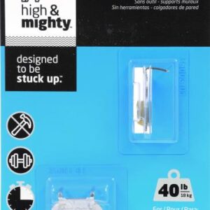 TOOL-FREE WALL HANGER 40-LB 2 PIECE