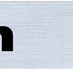 SIGN MENS WASHROOM 2X8 INCH