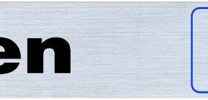 SIGN MENS WASHROOM 2X8 INCH