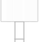 SIGN BLANK WHITE 19IN X 24IN