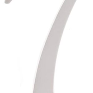 ZINC HOUSE NUMBER 7 WHITE 5-IN