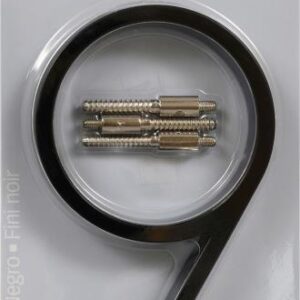 ZINC HOUSE NUMBER 9 BLACK 5-IN