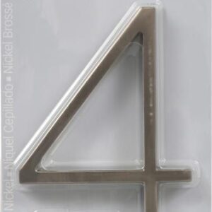 ZINC HOUSE NUMBER 4 NICKEL 5-IN