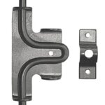 SLIDE BOLT LATCH BLACK