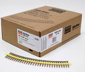 WOOD SCREW STRIP ZINC #9 X 1 3/4-IN