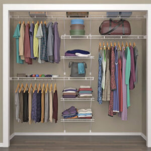 WIRE SHELF AND ROD 6-FT X 16-IN