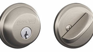 DEADBOLT SATIN NICKEL