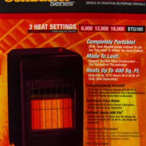 PROPANE CABINET HEATER 18K BTU