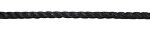 POLY ROPE 1/2-IN BLACK