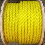 POLY ROPE TWIST YELLOW 5/8-IN