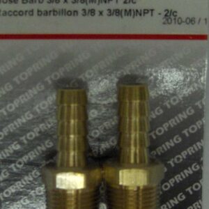 HOSE BARB TO PIPE 3/8 X 3/8-IN MNPT