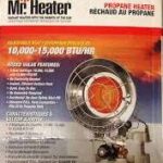 TANK TOP HEATER 8 000-15 000 BTU