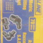 GREASE FITTING KIT SAE /METRIC 70PC