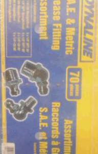 GREASE FITTING KIT SAE /METRIC 70PC