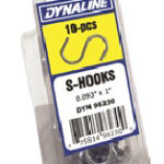 S HOOK 2 1/8-IN 6 PACK