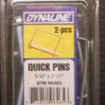 QUICK PIN SQUARE 3/8 X 2 1/4IN 2 PK