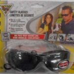 SAFETY GLASSES SMOKED MIRROR