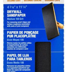 WALL SAND 4 X 11-IN 100 GRIT 5 PACK