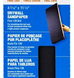 WALLSAND 4 X 11IN 120 GRIT 5 PACK