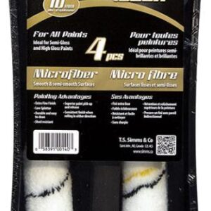 MINI ROLLER SET MICROFIBER 4 PC