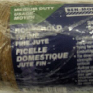 JUTE TWINE FINE 295-FT