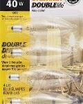 B10 CANDELABRA BULB 40W 4 PACK