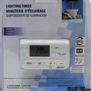 INDOOR LIGHTING TIMER WHITE