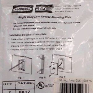 LOW VOLTAGE MOUNTING BRACKET