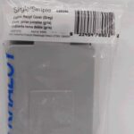 PVC DUPLEX COVER GREY 1 GANG